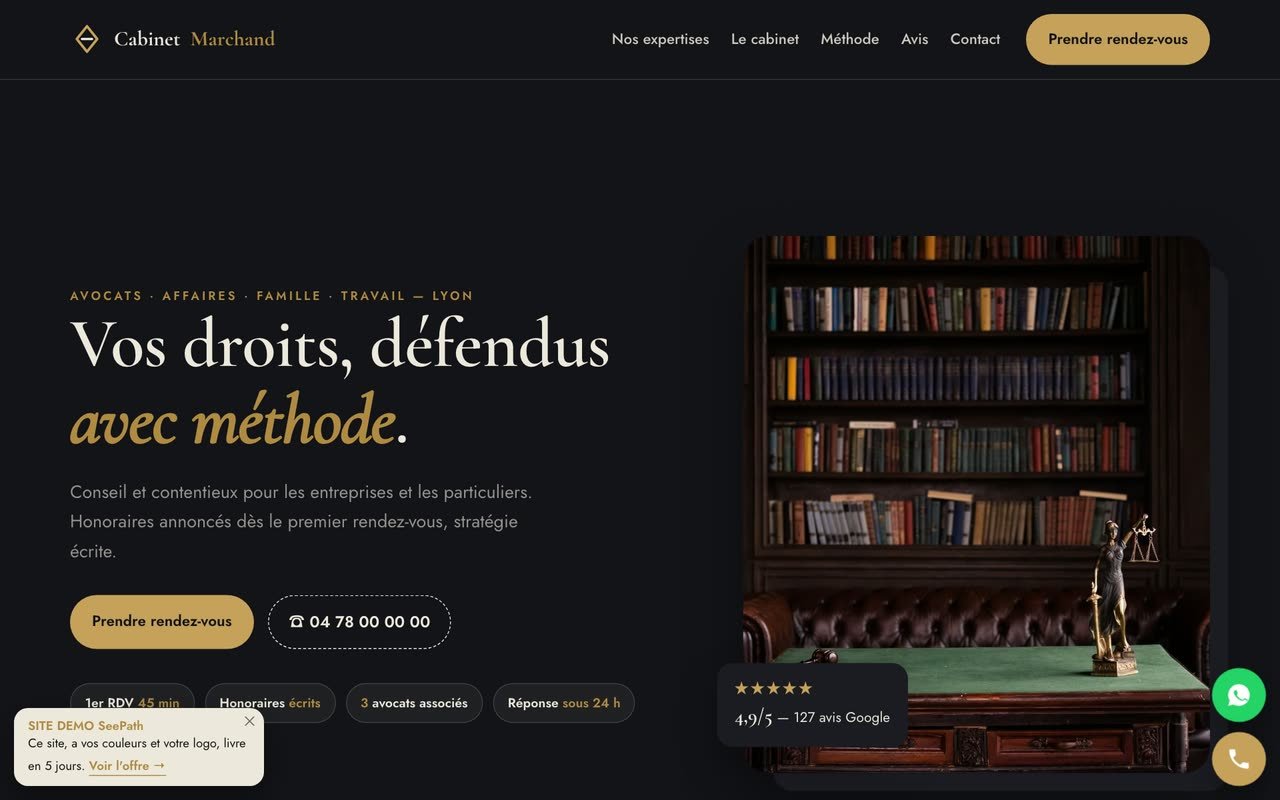 Site avocat