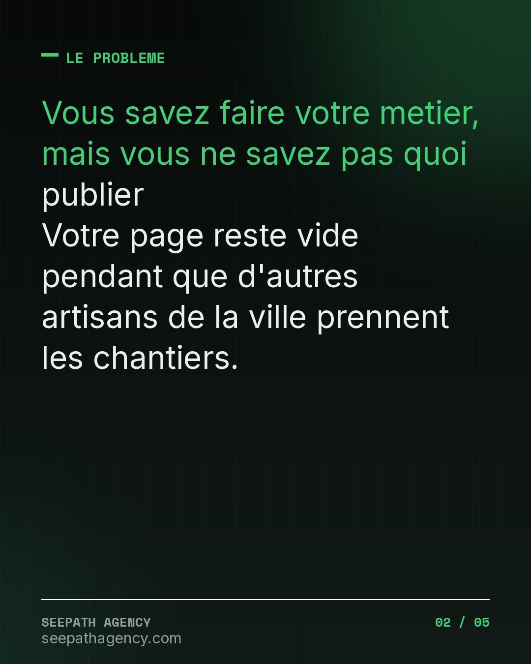 30 Jours de Contenu pour Artisans
