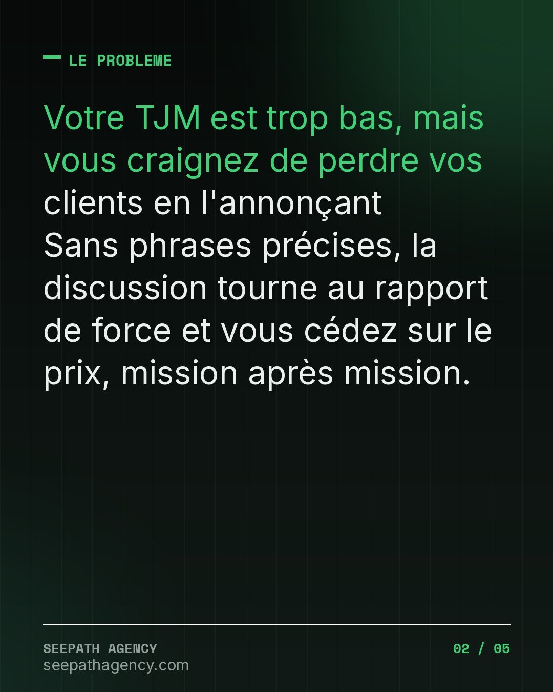 Augmenter ses Tarifs — Scripts pour pass