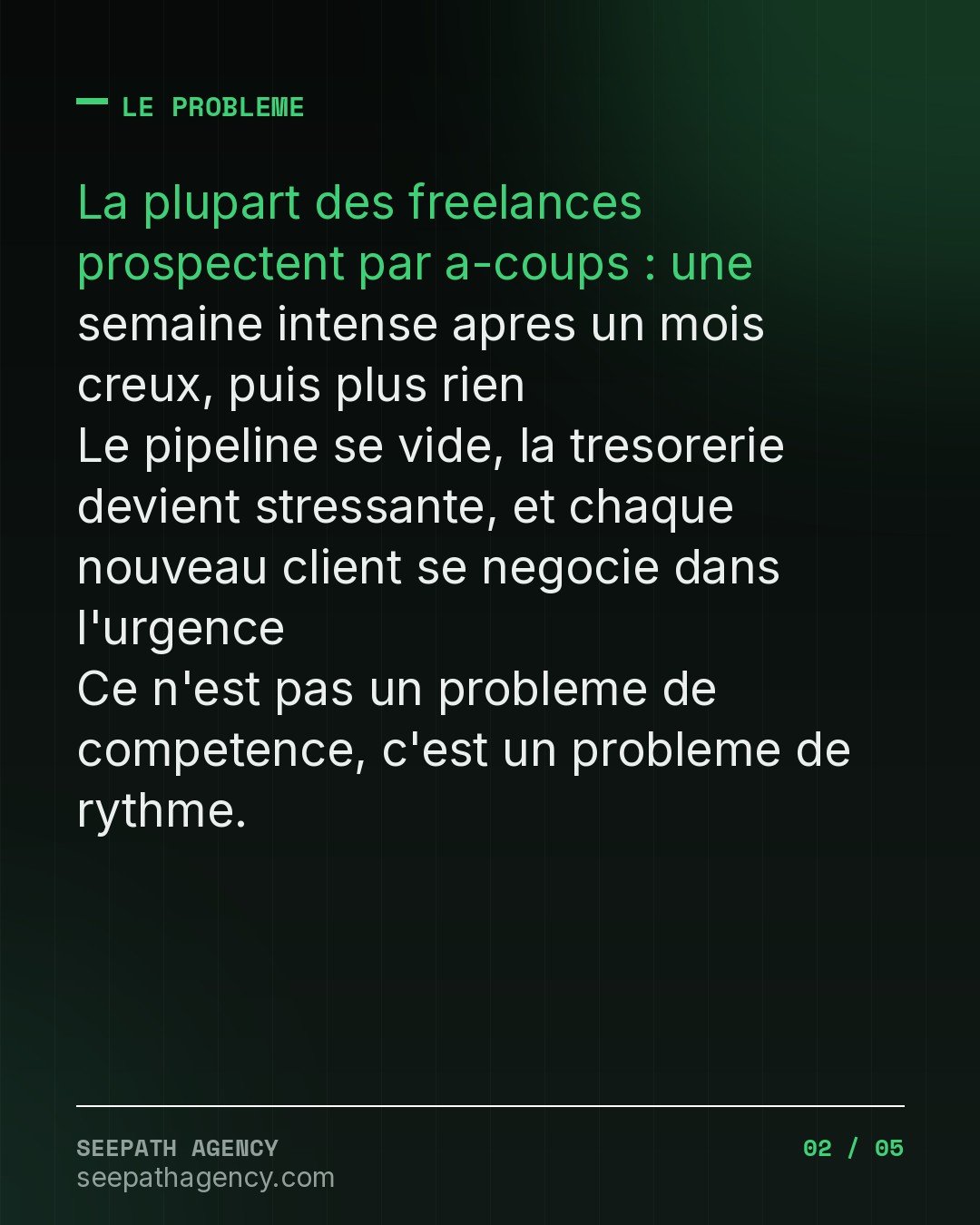 90 Jours de Prospection — Le calendrier