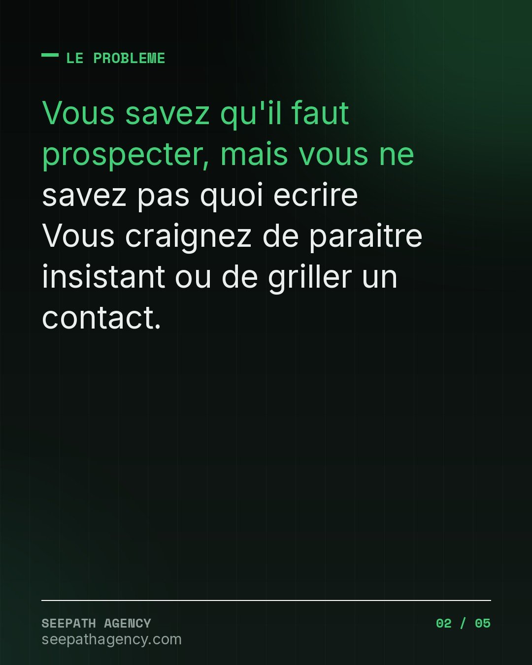 Client Local — 50 messages pour trouver 