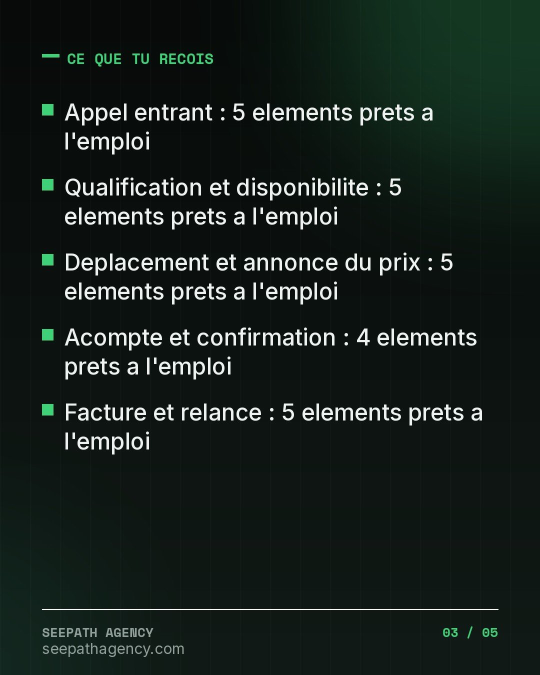 Client Urgence — Scripts pour vendre et
