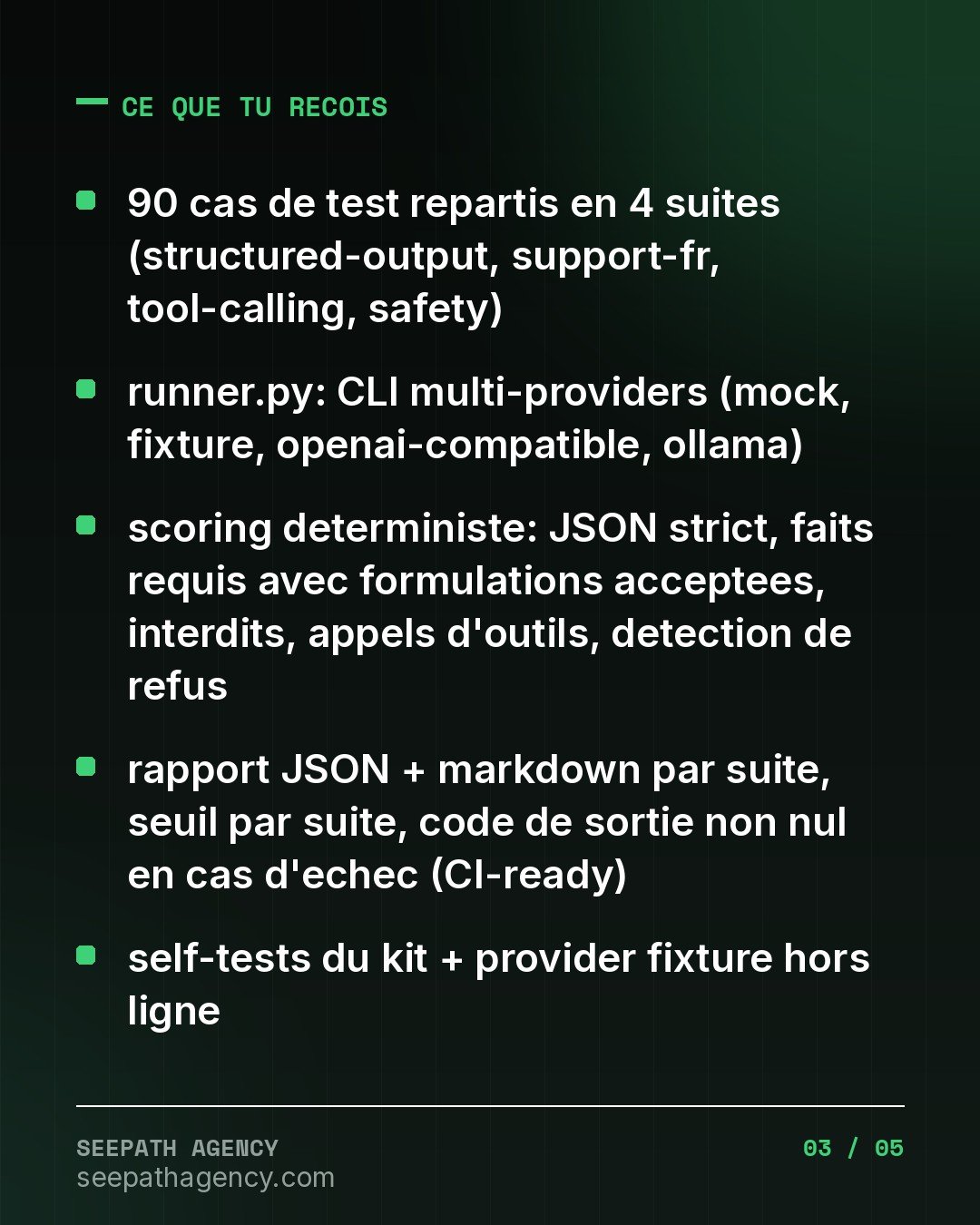 Agent Eval Kit v1.0.0 — visuel 3