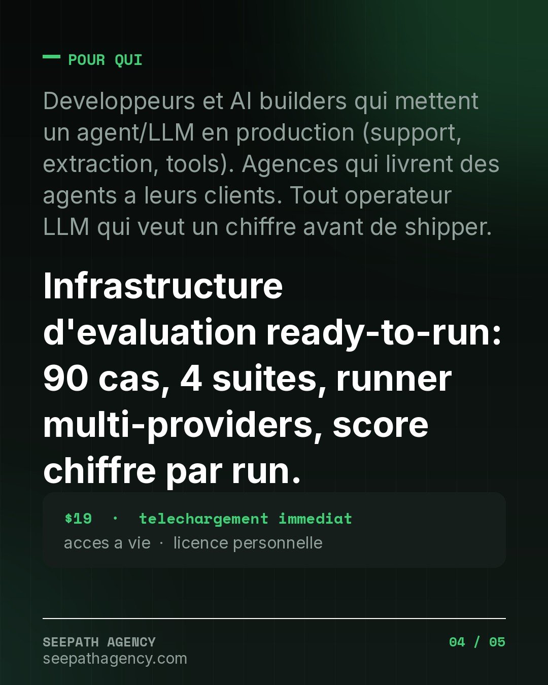 Agent Eval Kit v1.0.0 — visuel 4