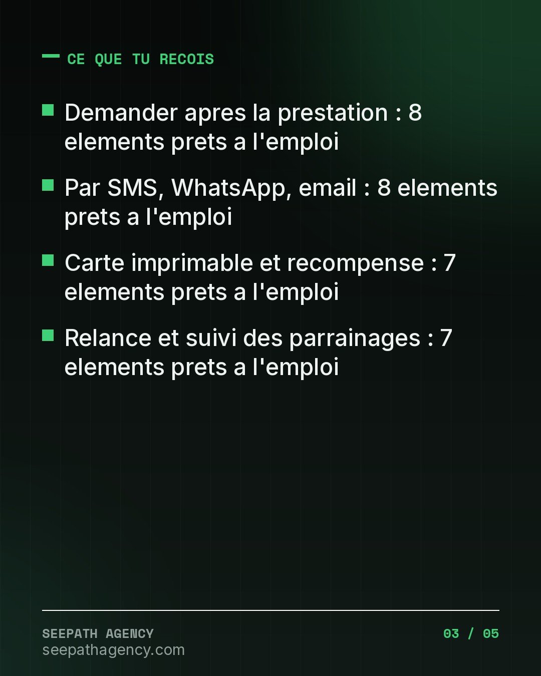 30 Scripts de Parrainage — Transformez v