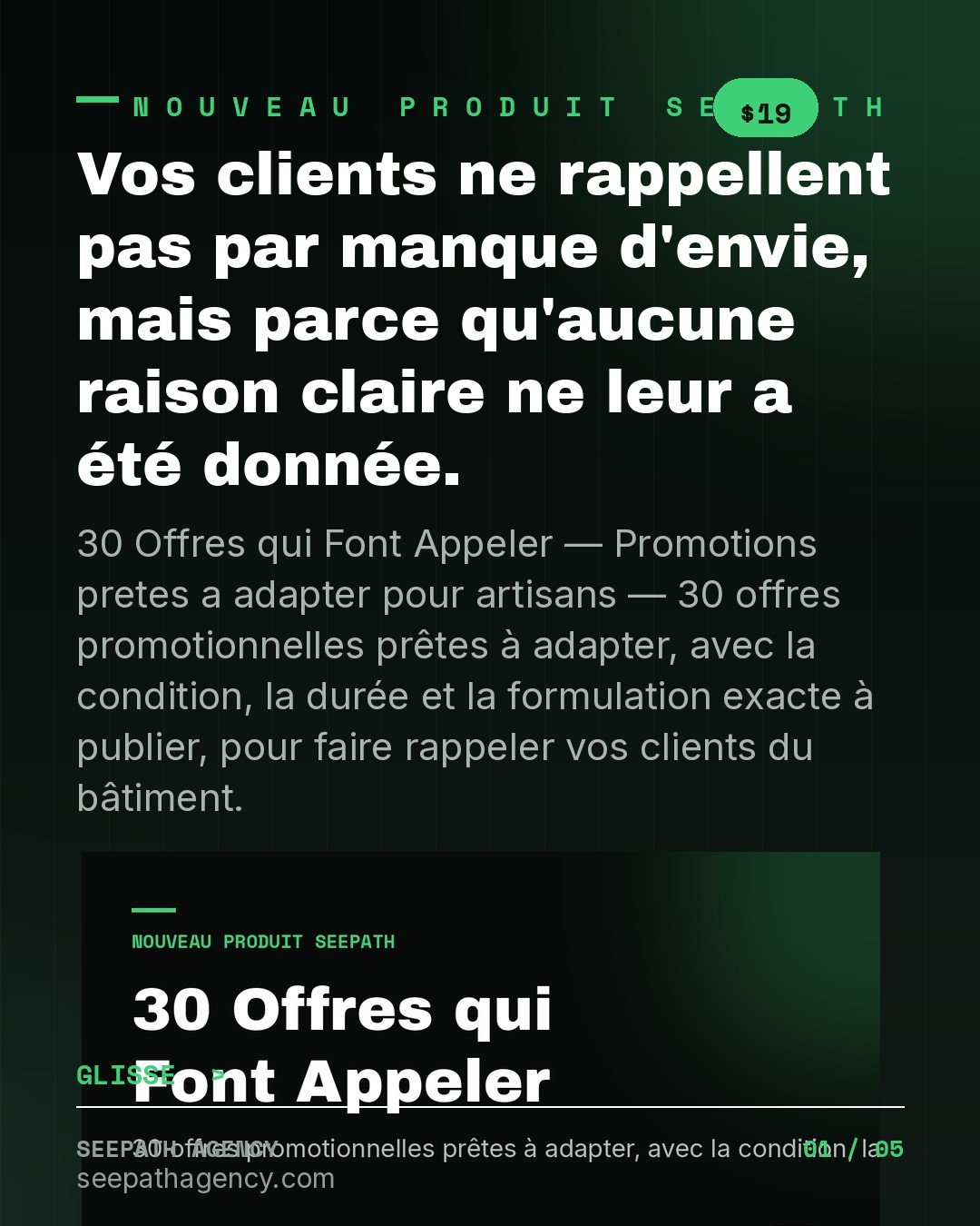 30 Offres qui Font Appeler — Promotions
