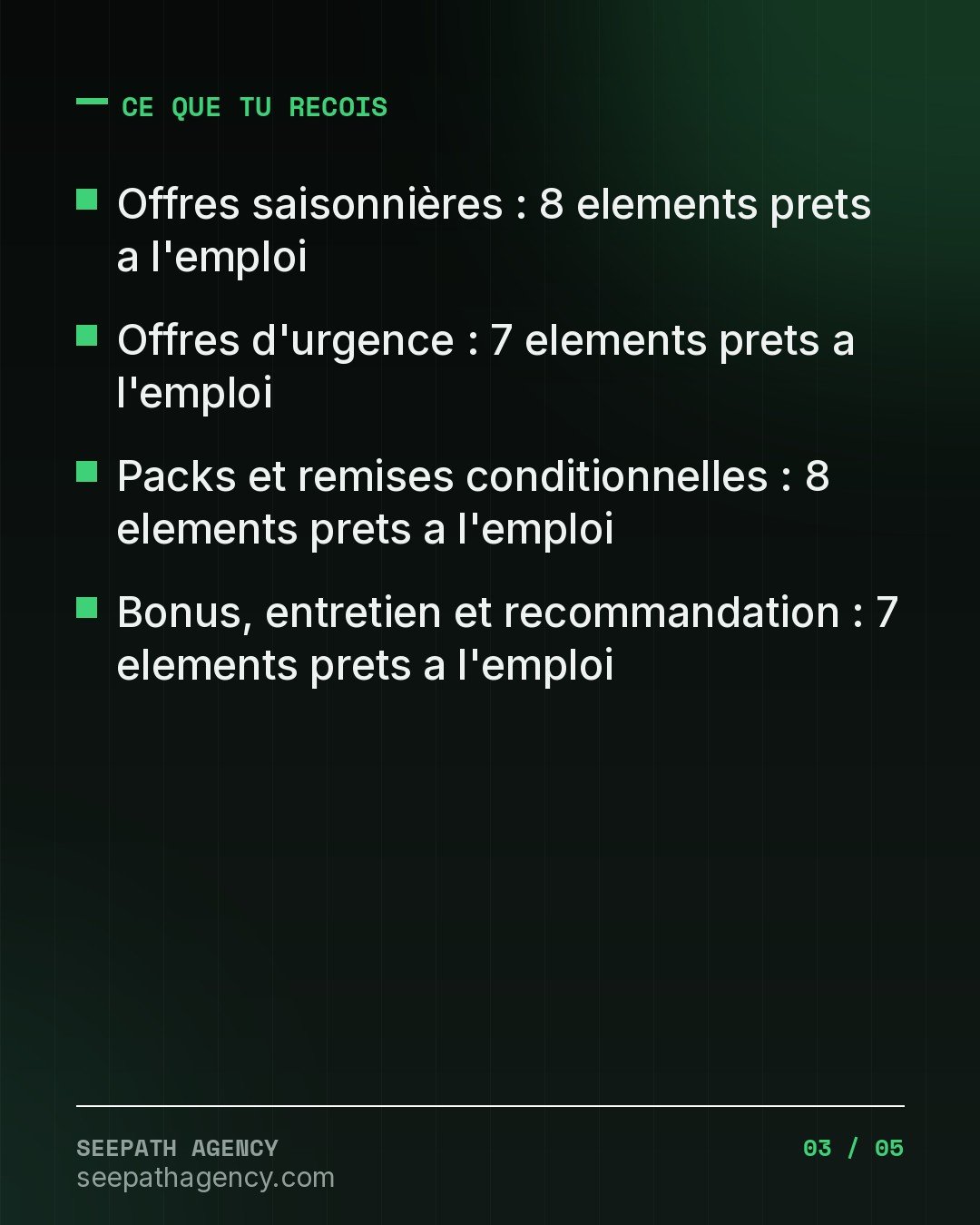 30 Offres qui Font Appeler — Promotions
