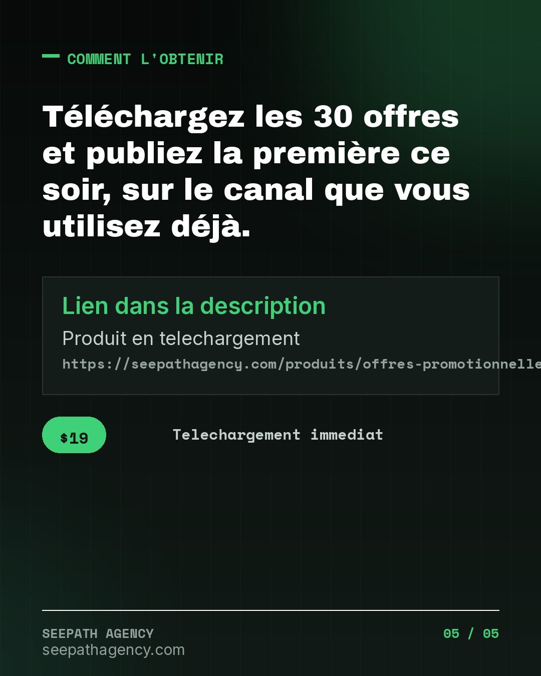 30 Offres qui Font Appeler — Promotions
