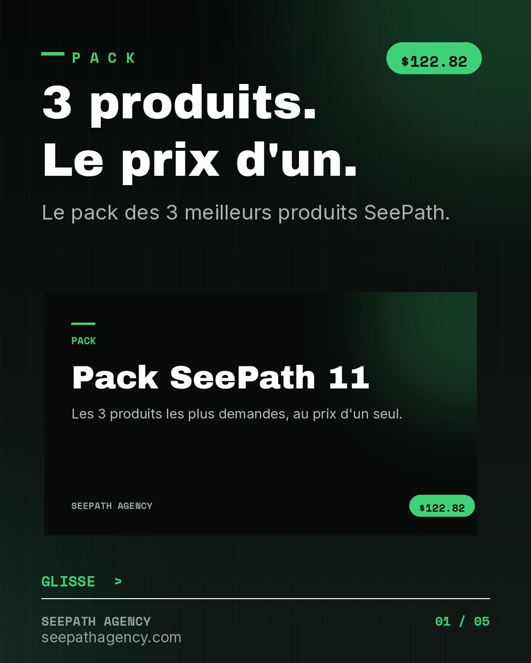 Pack SeePath 11 — 3 produits reunis