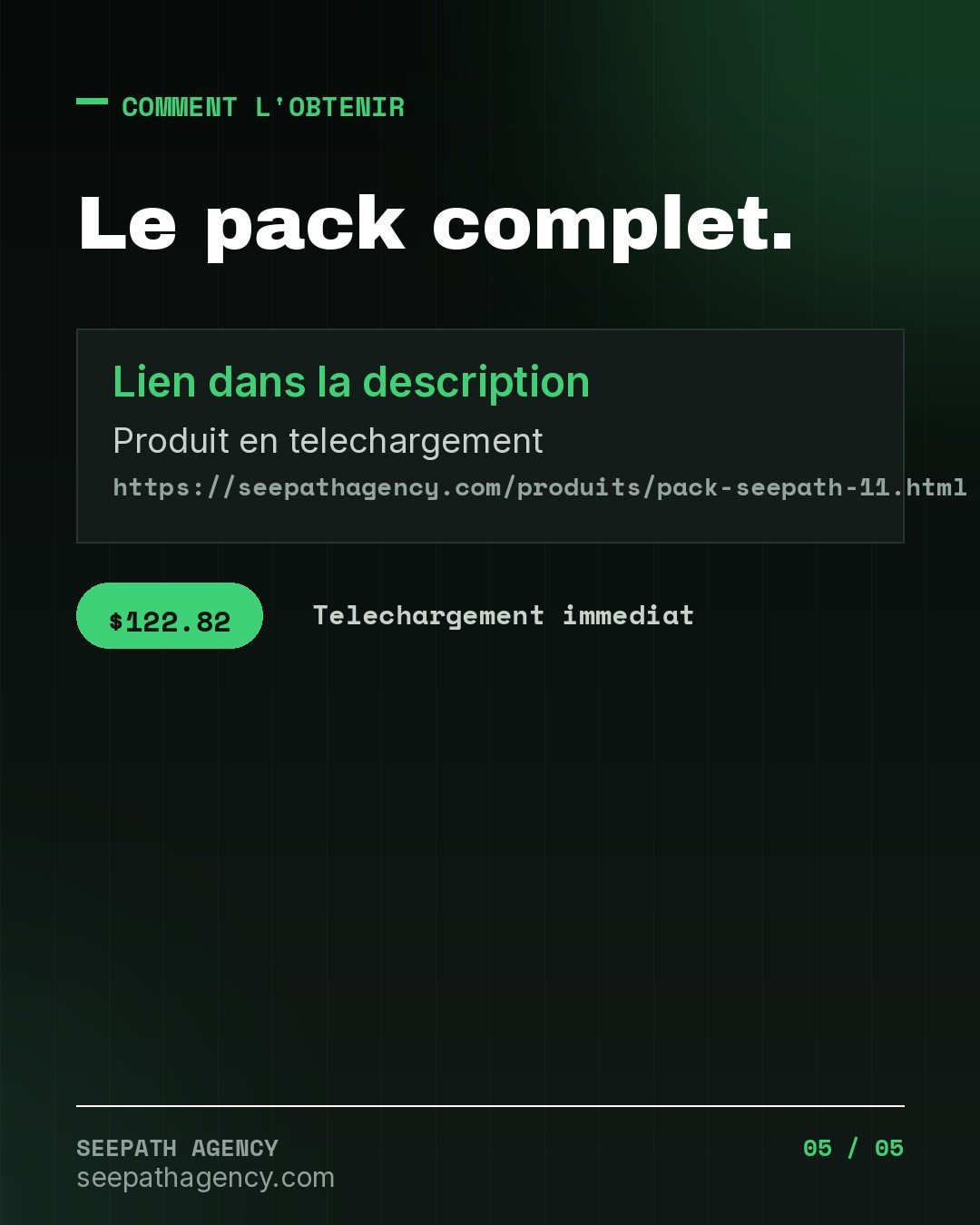 Pack SeePath 11 — 3 produits reunis