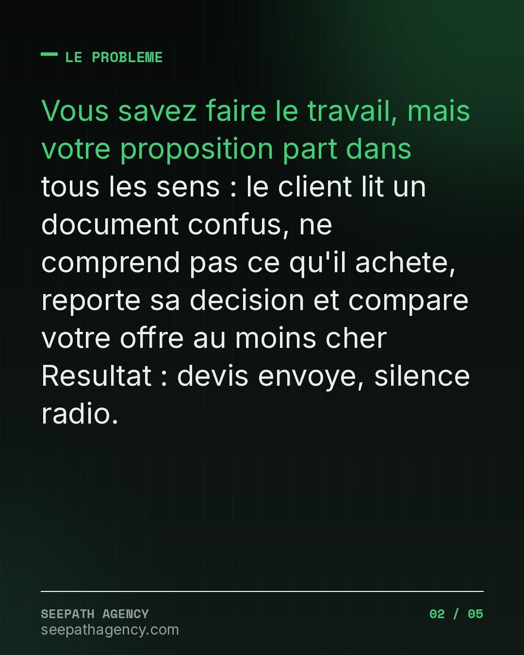 Proposition Commerciale Freelance — Le t